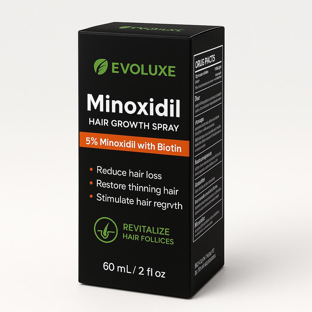 EVOLUXE Minoxidil 5% Hair Regrowth Treatment